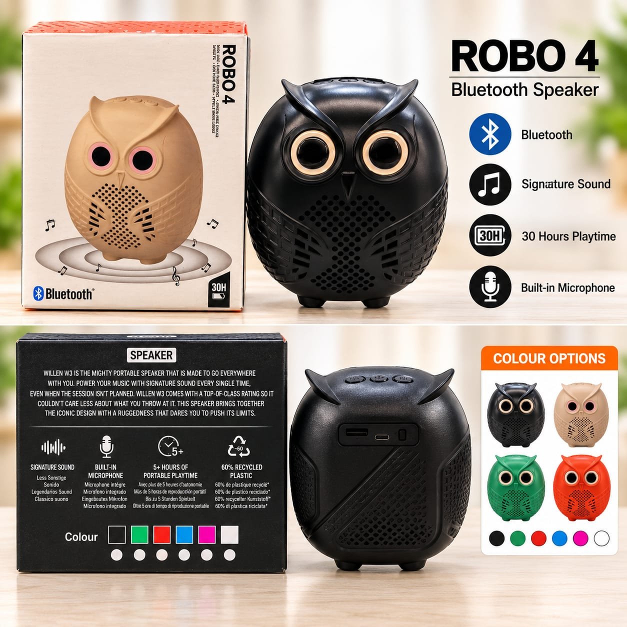 JBL Robo4 Wireless Bluetooth Speaker